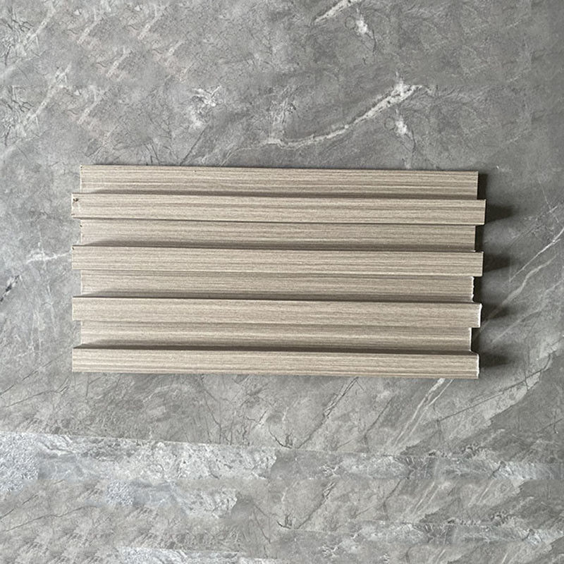 Панель стены 3D Slatted плакирования отделки стен WPC на открытом воздухе выбивая